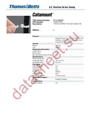 TT-11-50-9-C datasheet  